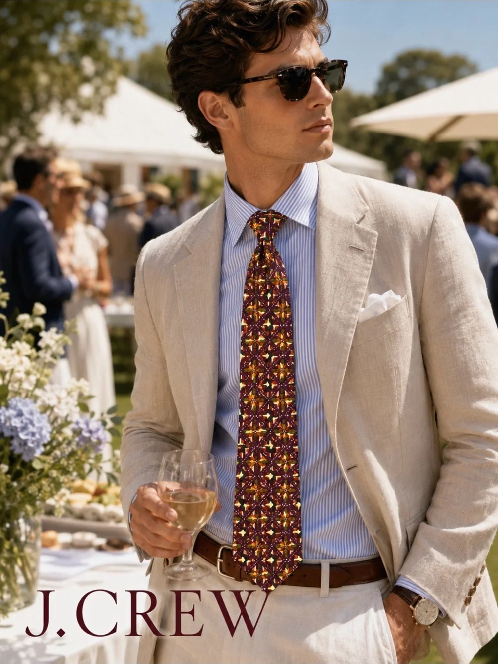 J. Crew Men's Patterned Tie
